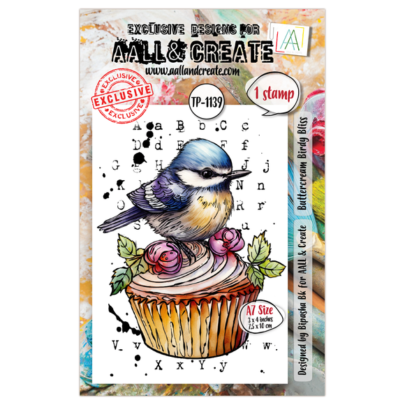 TP-1139 - A7 Stamp Set - Buttercream Birdy Bliss