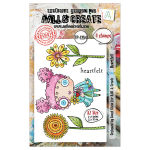 #TP-1284 - A7 Stamp Set - Heartfelt (Retail Release Date: 13th June 2025)
