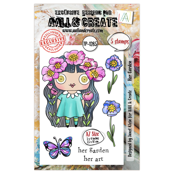 #TP-1285 - A7 Stamp Set - Her Garden (Retail Release Date: 13th June 2025)