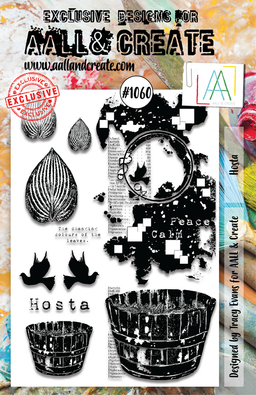 #1060 - A5 Stamp Set - Hosta