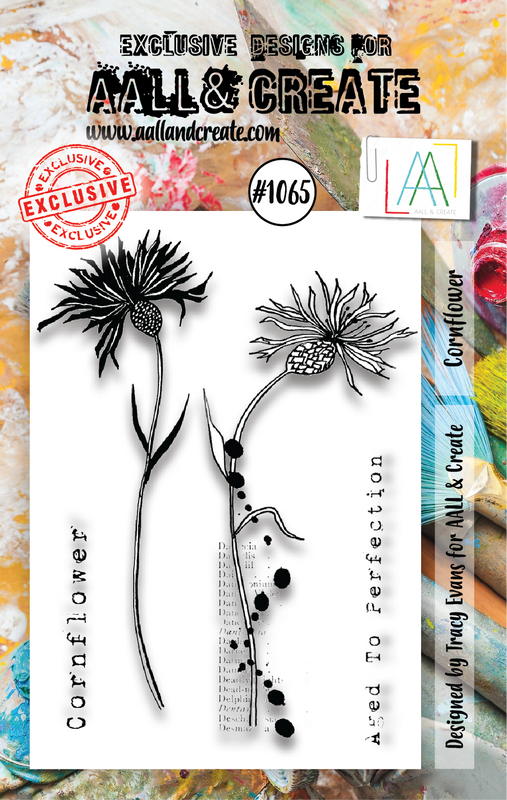#1065 - A7 Stamp Set - Cornflower
