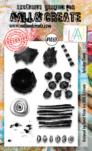 #1069 - A6 Stamp Set - Splodge Gang