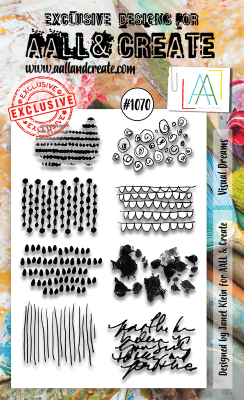 #1070 - A6 Stamp Set - Visual Dreams