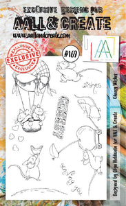 #169 - A6 Clear Stamp Set - Cheesy Wishes - AALL & Create Wholesale - stamp