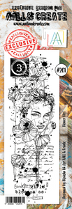 #201 - Border Stamp Set - Flower Girl - AALL & Create Wholesale - stamp