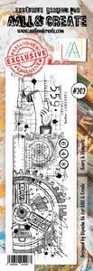 #202 - Border Stamp Set - Gears & Elements - AALL & Create Wholesale - stamp