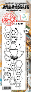 #206 - Border Stamp Set - Hexagonal Stem - AALL & Create Wholesale - stamp