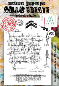 #25 - A6 Clear Stamp Set - Cypher - AALL & Create Wholesale - stamp