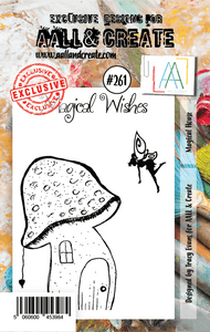 #261 - A7 Clear Stamp Set - Magical House - AALL & Create Wholesale - stamp