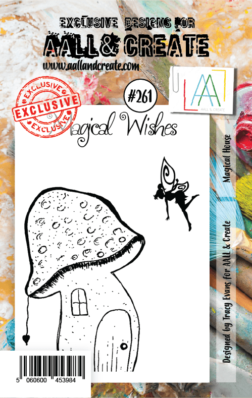 #261 - A7 Clear Stamp Set - Magical House - AALL & Create Wholesale - stamp