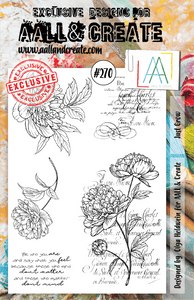 #270 - A5 Clear Stamp Set - Just Grow - AALL & Create Wholesale - stamp