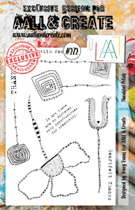 #272 - A5 Clear Stamp Set - Thankful Petals - AALL & Create Wholesale - stamp