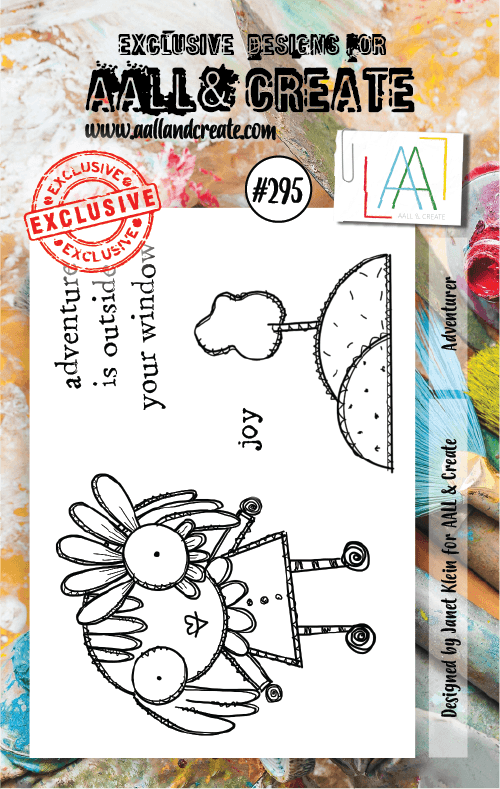#295 - A7 Clear Stamp Set - Adventurer - AALL & Create Wholesale - stamp