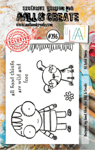 #296 - A7 Clear Stamp Set - All Good Things - AALL & Create Wholesale - stamp