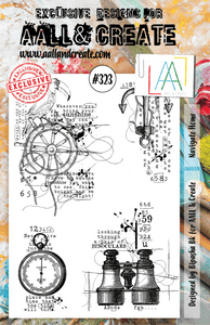 #323 - A5 Clear Stamp Set - Navigate Home - AALL & Create Wholesale - stamp