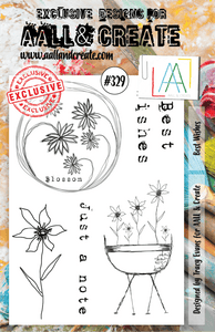 #329 - A5 Clear Stamp Set - Best Wishes - AALL & Create Wholesale - stamp