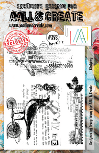 #393 - A5 Clear Stamp Set - Birdsong - AALL & Create Wholesale - stamp
