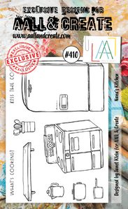#410 - A6 Clear Stamp Set - Nana'S Kitchen - AALL & Create Wholesale - stamp