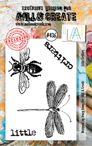 #436 - A7 Clear Stamp Set - Little Critters - AALL & Create Wholesale - stamp