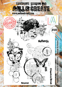 #449 - A4 Clear Stamp Set - Through The Meadows - AALL & Create Wholesale - stamp