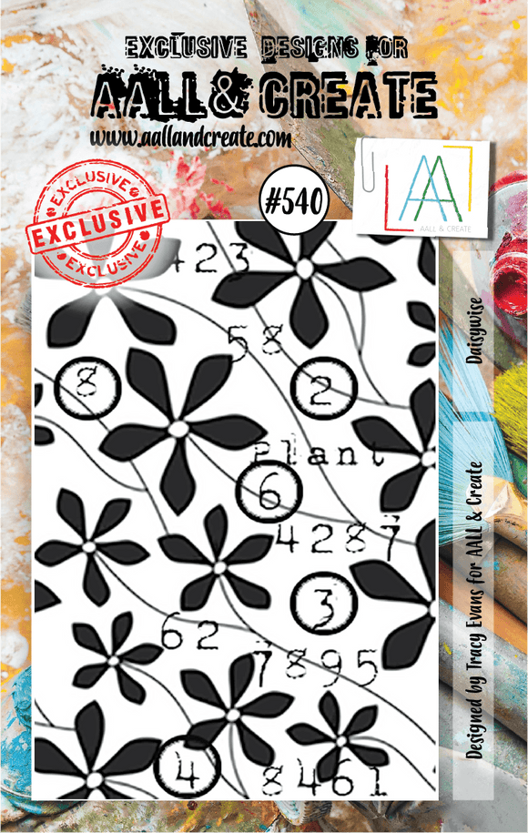 #540 - A7 Clear Stamp Set - Daisywise - AALL & Create Wholesale - stamp