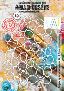 #64 - A5 Stencil - Connected Colony - AALL & Create Wholesale - stencil