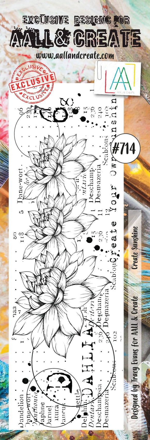 #714 - Border Stamp Set - Create Sunshine - AALL & Create Wholesale - stamp