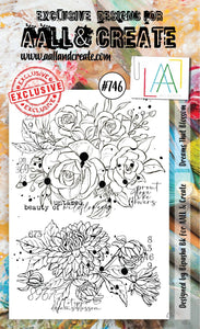 #746 - Dreams That Blossom - A6 Clear Stamp Set - AALL & Create Wholesale - stamp