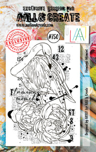 #750 - A7 Stamp set - Flamingo Moment - AALL & Create Wholesale - 
