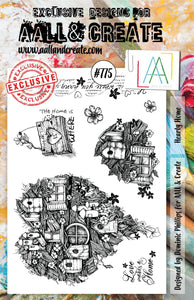 #775 - A5 Clear Stamp Set - Hearty Home - AALL & Create Wholesale - stamp