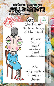 #780 - A7 Clear Stamp Set - Deep Thoughts Dee - AALL & Create Wholesale - stamp