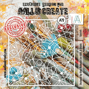 #79 - 6"x6" Stencil - Sputnik - AALL & Create Wholesale - stencil