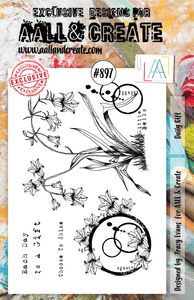 #897 - A5 Clear Stamp Set - Daily Gift - AALL & Create Wholesale - stamp