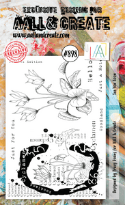 #898 - A6 Clear Stamp Set - See You Soon - AALL & Create Wholesale - stamp