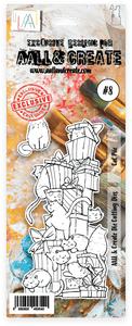 #8 - Die-Cutting Die Set - Cat Pile - AALL & Create Wholesale - Dies