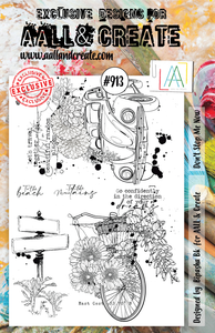 #913 - A5 Clear Stamp Set - Don't Stop Me Now - AALL & Create Wholesale - stamp