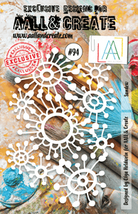 #94 - A5 Stencil - Sundew - AALL & Create Wholesale - stencil