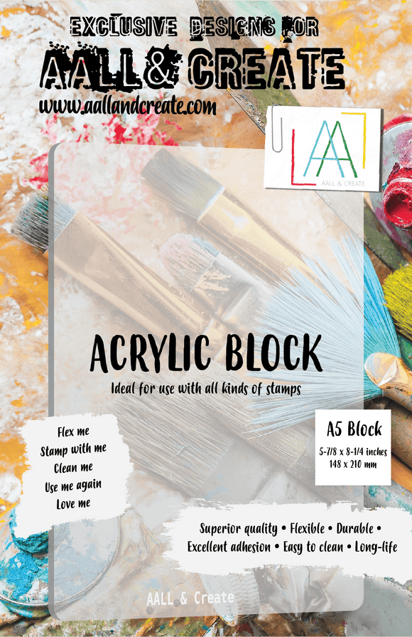 A5 Acrylic Block - AALL & Create Wholesale - acrylic block