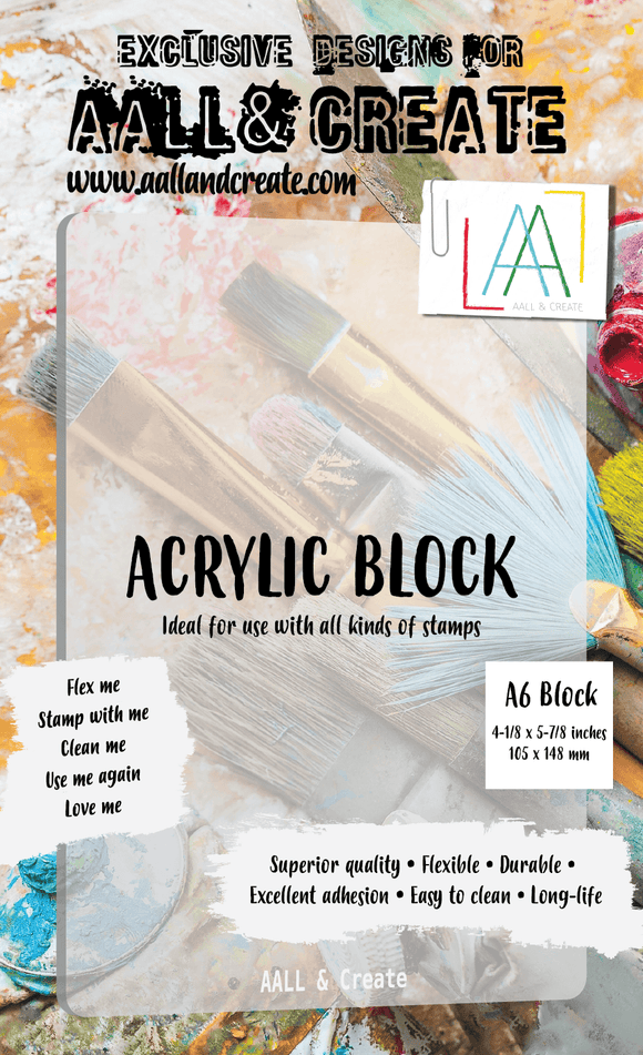 A6 Acrylic Block - AALL & Create Wholesale - acrylic block