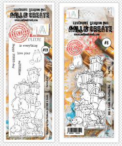 #8 - Die-Cutting Die Set + Matching Stamp #121 - AALL & Create Wholesale - Dies