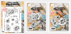 #15 & #16 - Die-Cutting Die Set + Matching Stamp #229 - AALL & Create Wholesale - Dies