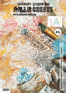 #85 - A4 Stencil - Abundance - AALL & Create Wholesale - stencil