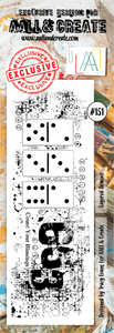 #151 - Border Stamp Set - Layered Domino - AALL & Create Wholesale - stamp