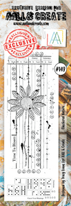 #149 - Border Stamp Set - Checkered Nature - AALL & Create Wholesale - stamp