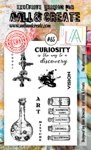 #65 - A6 Clear Stamp Set - The Discovery - AALL & Create Wholesale - stamp