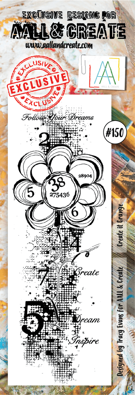 #150 - Border Stamp Set - Create It Grunge - AALL & Create Wholesale - stamp