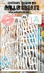 #36 - A6 Stencil - Wickerwrok - AALL & Create Wholesale - stencil