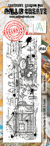 #144 - Border Stamp Set - Farmhouse Tales - AALL & Create Wholesale - stamp