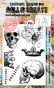 #66 - A6 Clear Stamp Set - King Mortimer - AALL & Create Wholesale - stamp